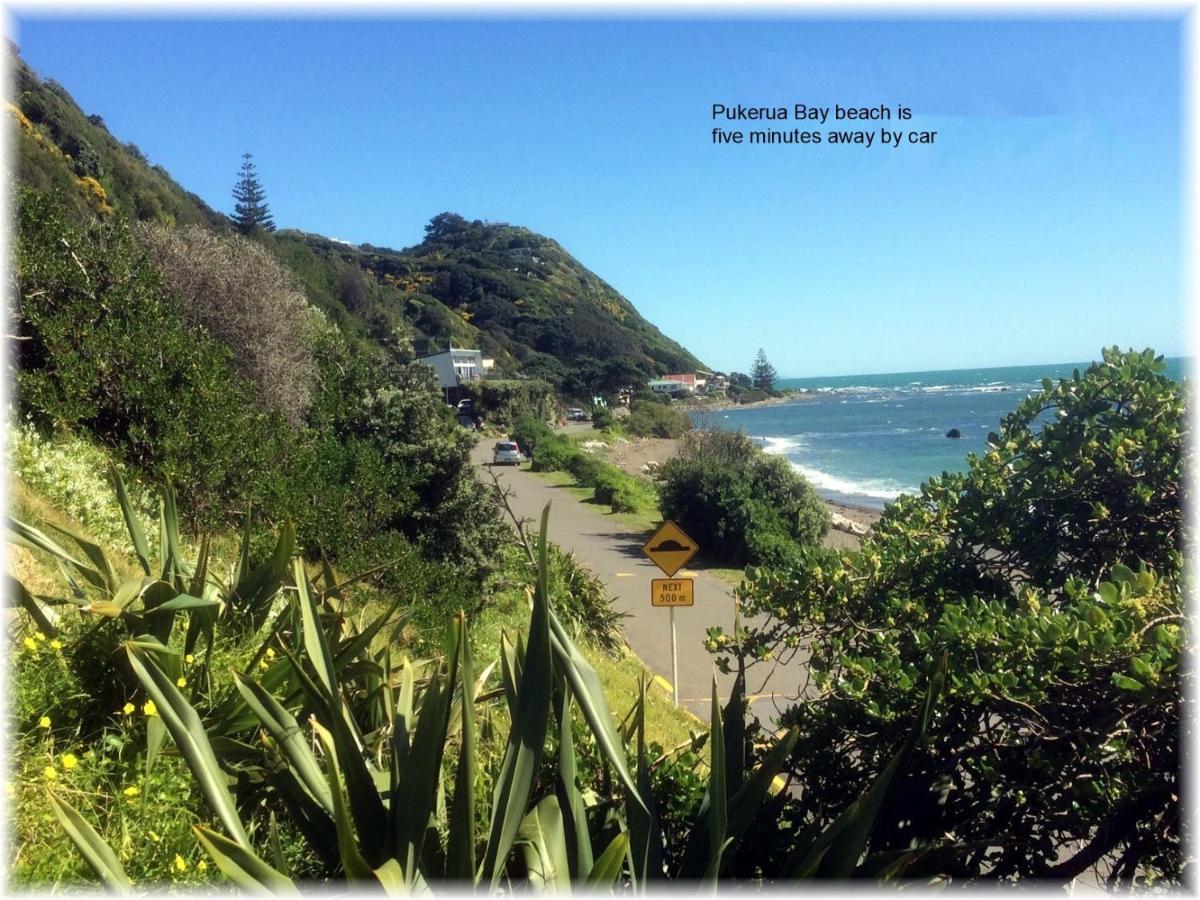 Peaceful Pukerua Bayアパートメント エクステリア 写真